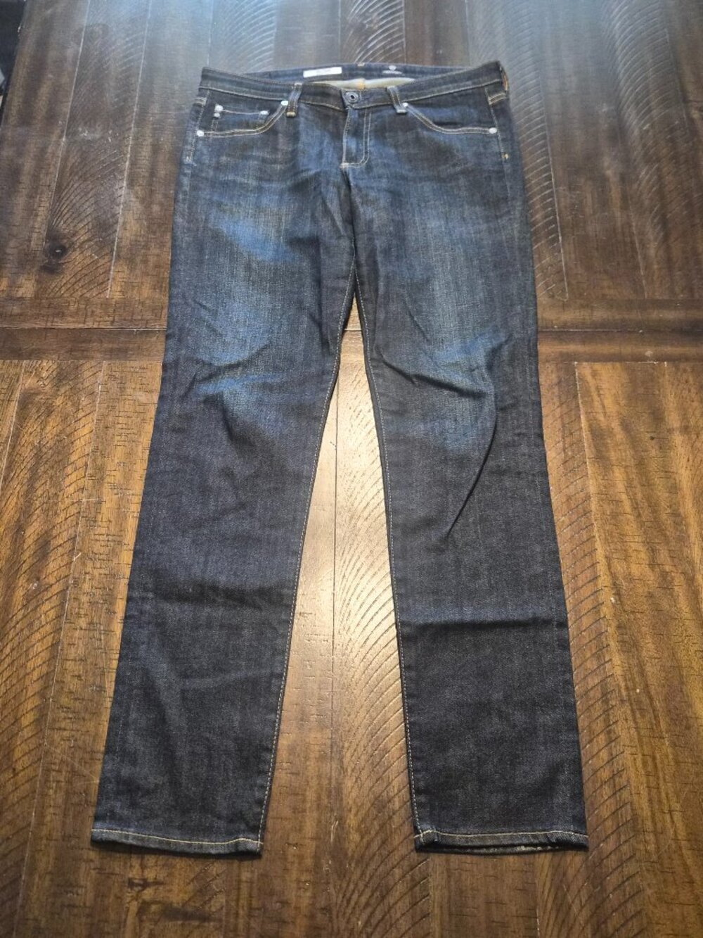 AG Adriano Goldschmied The Stilt Cigarette Leg Jeans Dark Indigo Size 29R G762
